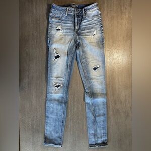 Maurice’s High Rise Distressed Skinny Jeans S